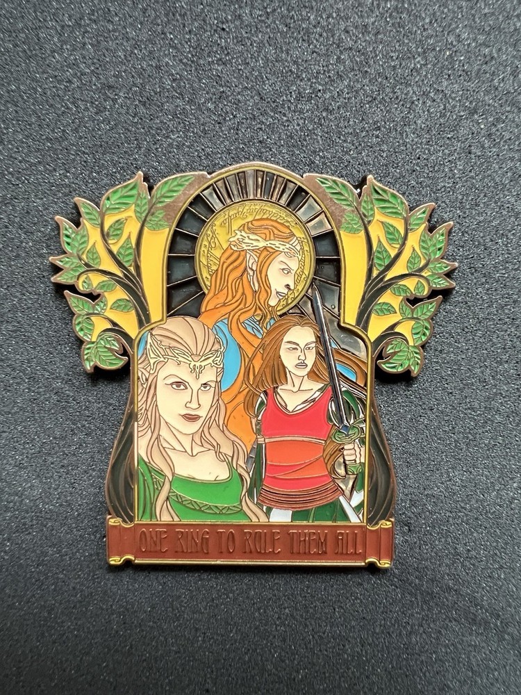 MISSING POST - READ - Lord Of The Rings - Elves Arch Stained Glass Blind Box Pin