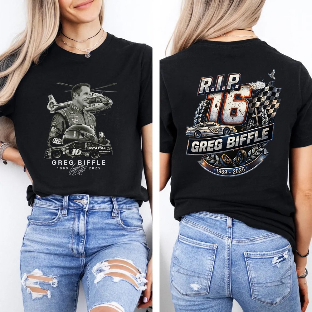 16 Greg Biffle Shirt, 1969-2025 Thanks You For The Memories TShirt, Ver17