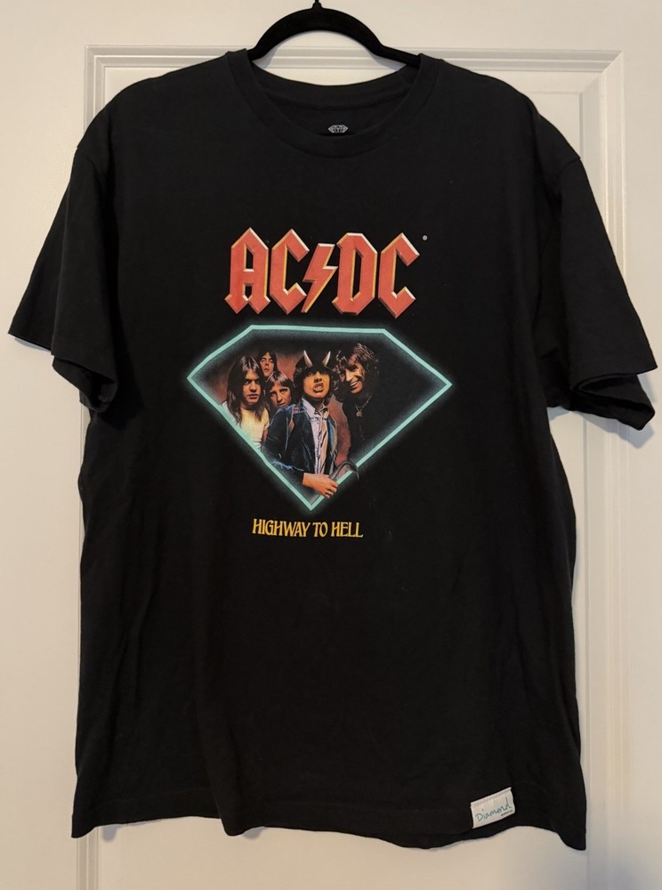 AC/DC Merch VTG Highway To Hell T-Shirt Mens Sz Large, 