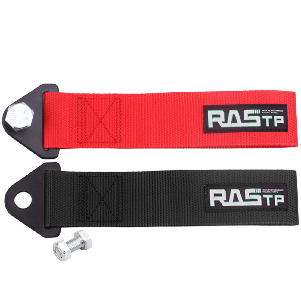 High-Strength Universal Racing Tow Strap Kit for Front/Rear Bumpers