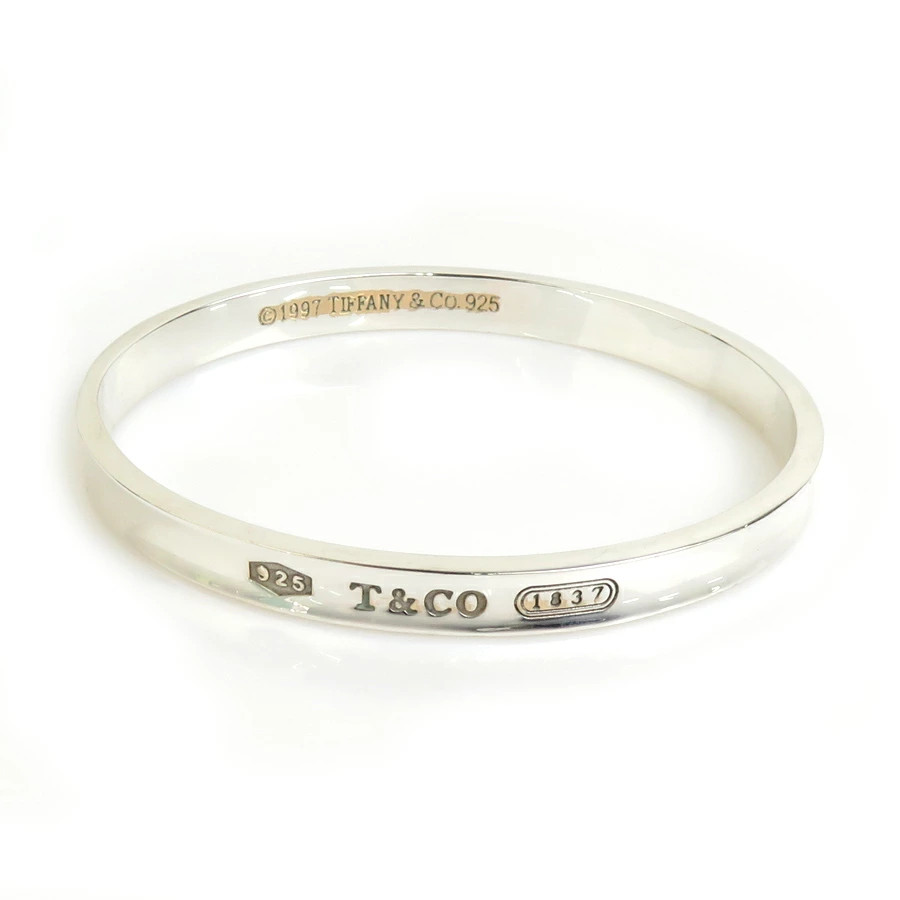Y1115 Tiffany TIFFANY&Co. Bangle Bracelet 1837 Silver 925 Silver isex h30739k