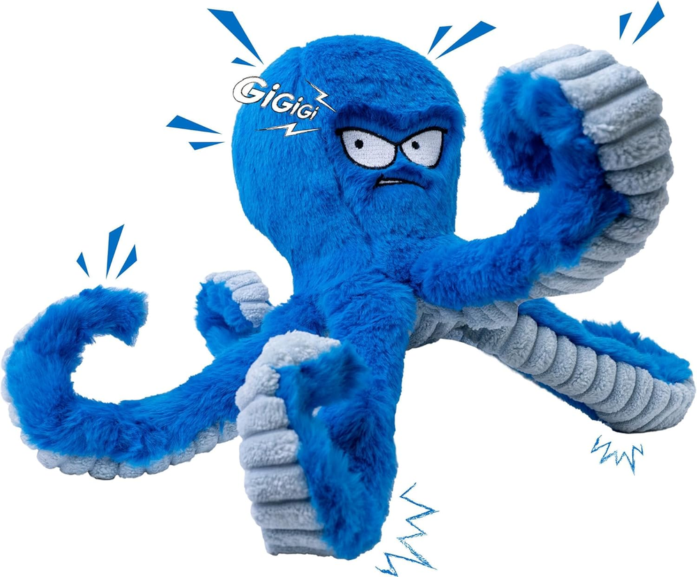 Tough Dog Toys, Stuffed Dog Chew Toys, Large Dog Toys to Keep Them Busy, Interac