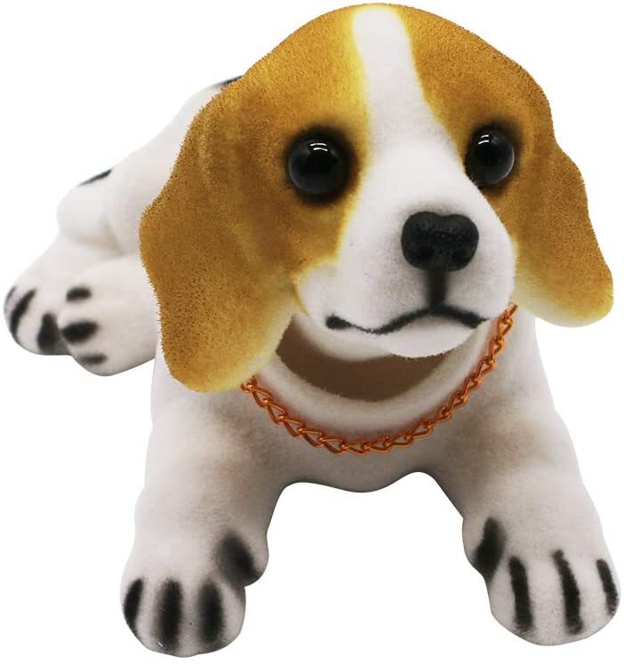 Bobblehead Dog Ornament Car Dashboard Action Figure Nodding head Puppy Doll Toys