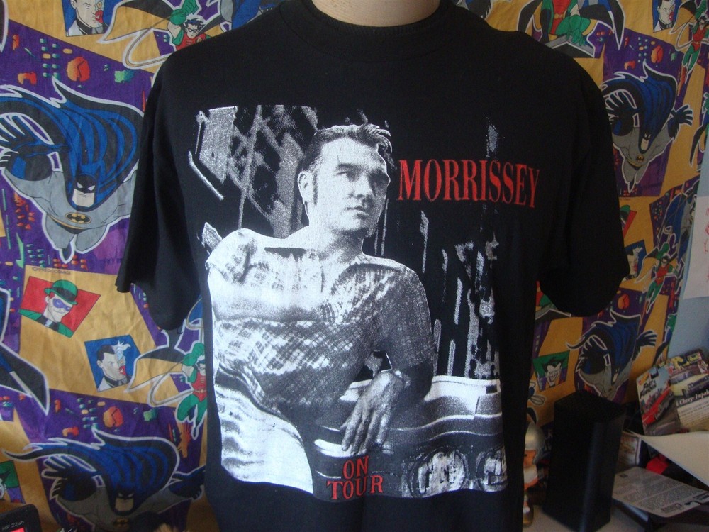 Vintage 90's MORRISSEY Band Tee Concert Tour T Shirt Size L