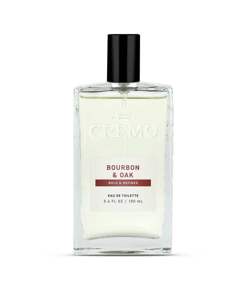 Cremo Cologne For Men - Bourbon & Oak 3.4 Fl Oz (Pack of 1), &
