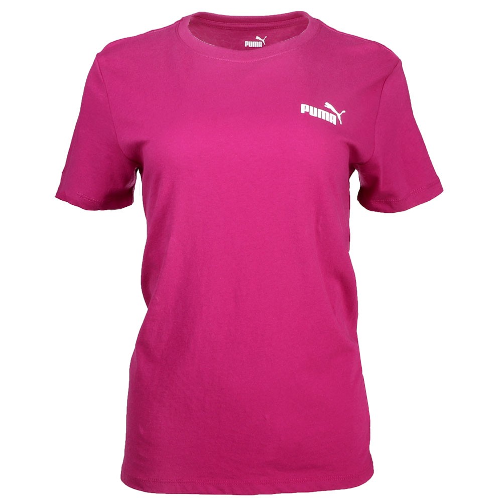 PUMA Essentials Logo Crew Neck Short Sleeve T-Shirt Womens Size XS  Casual Tops