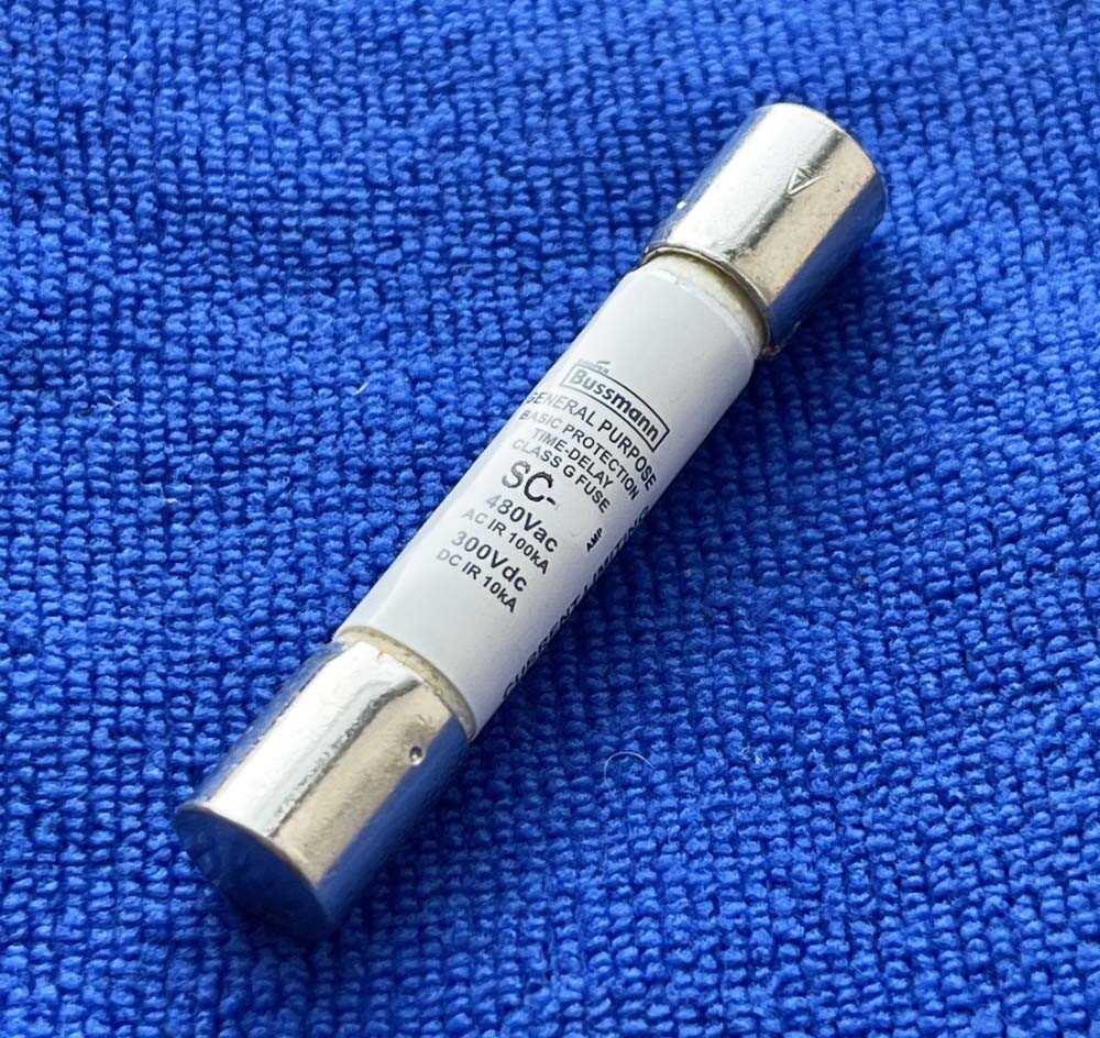 ORIGINAL Bussmann SC-60 SC60 ( 60 Amp ) 480Vac TIME-DELAY CLASS G Fuse