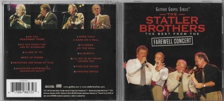 Statler Brothers: The Best From The Farewell Concert CD (Gaither Gospel Series)
