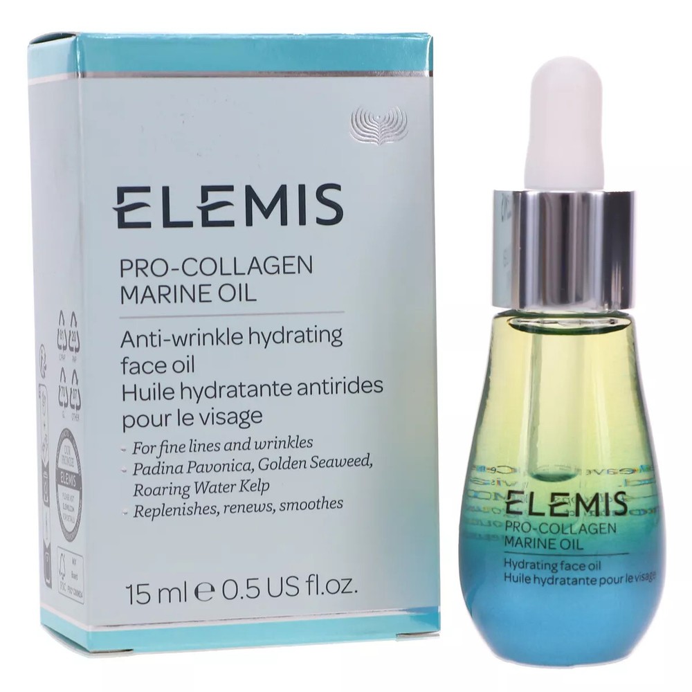 Elemis Pro-Collagen Marine Facial Oil 0.5 oz for Youthful Skin