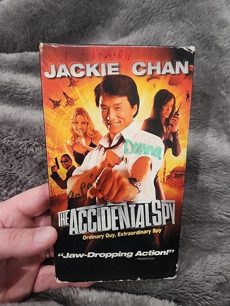 The Accidental Spy (VHS Tape, 2003) Tested Works Jackie Chan