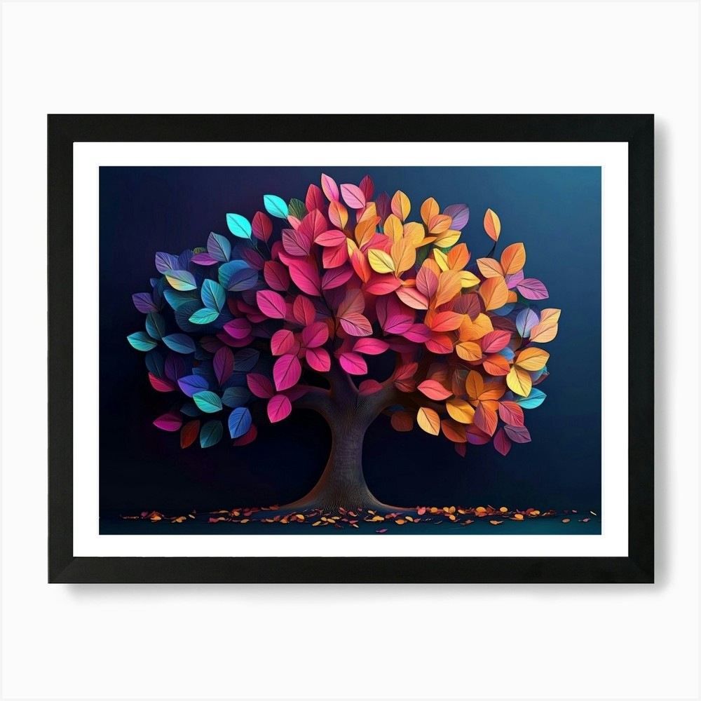 Tree Of Life 273 Art Print Framed Wall Art Poster Canvas Print Picture