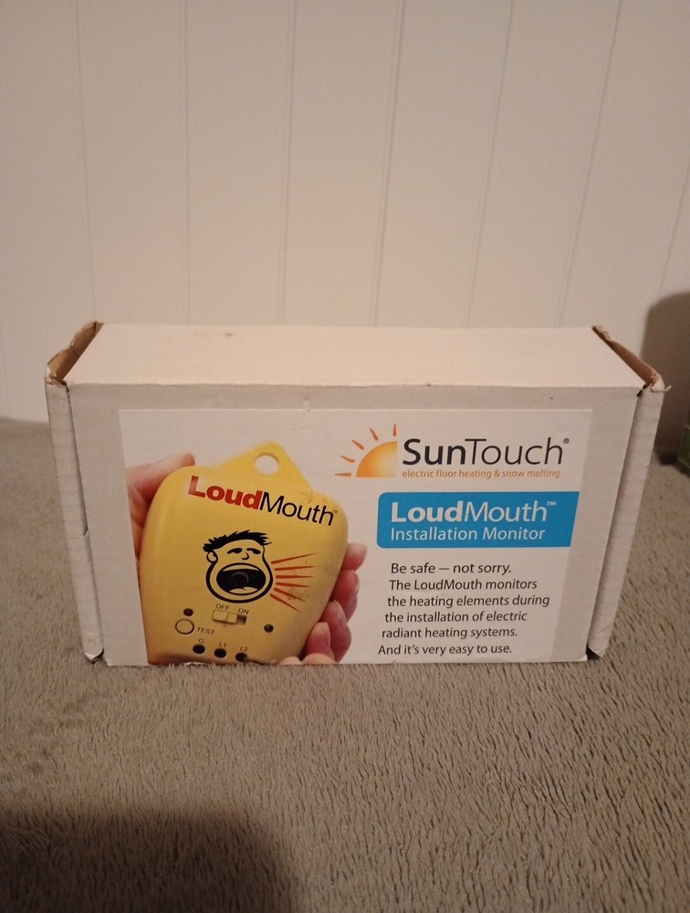 SunTouch LoudMouth Monitor for Electric Floor Heating Installation