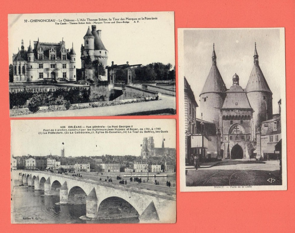 France Lot Of 7 Vintage Pc. 739