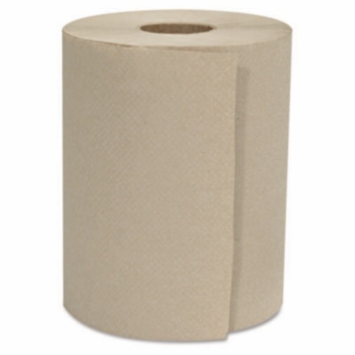 GEN Hardwound 1-Ply Natural Roll Towels 8x300 ft 12 Rolls Commercial Grade