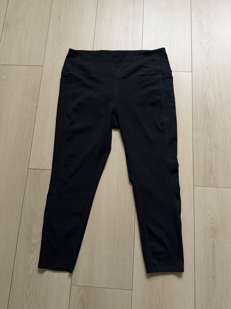 Skechers Go Walk Women's Black Ankle Leggings High Rise Size XL