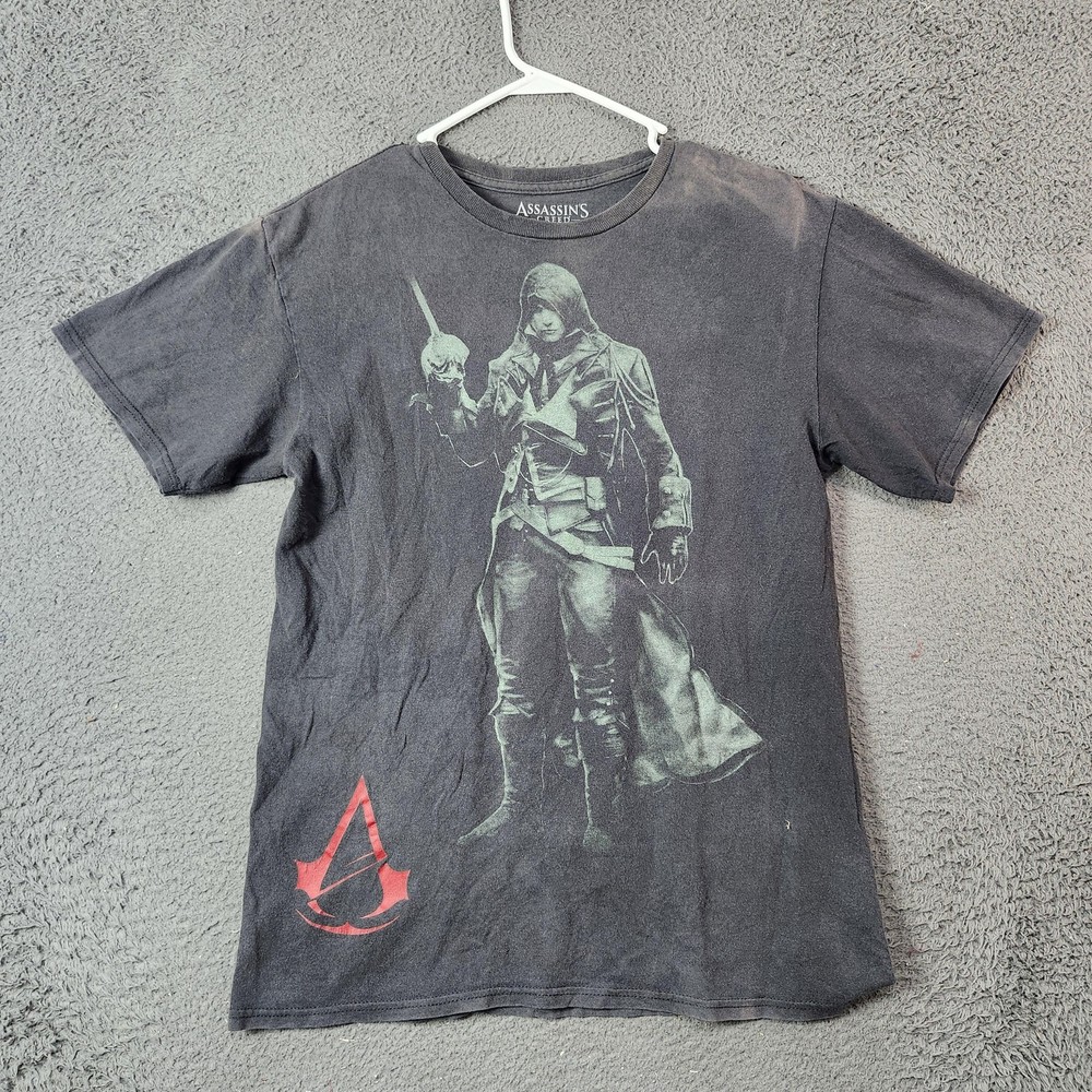 Assassins Creed Unity Shirt Mens Medium Graphic Ubisoft Video Game Tee