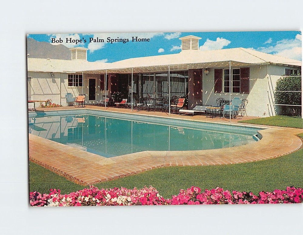 Postcard Bob Hopes Palm Springs Home Palm Springs California USA