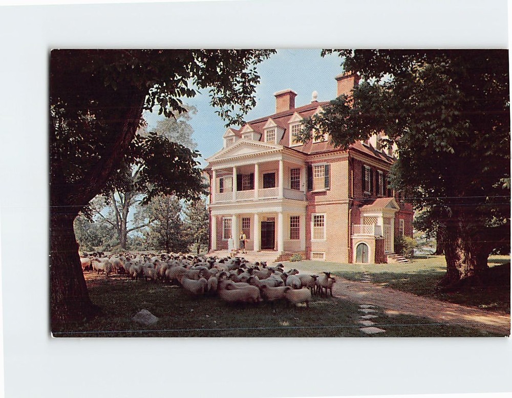 Postcard Shirley Plantation Charles City Virginia USA