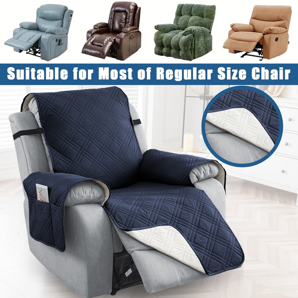 Waterproof Non-Slip Recliner Cover with Warm Pet Protection for Household Use