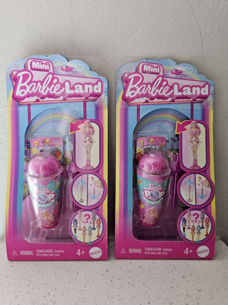 Barbie Mini BarbieLand Pop Reveal Dolls - 1.5-Inch Surprise Sensory Doll New!