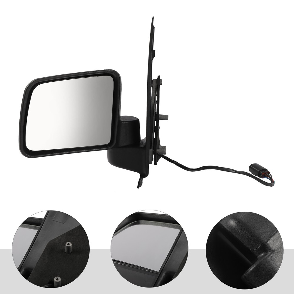 2010-2011 Ford Transit Connect Left Driver Side Manual Fold Power Mirror