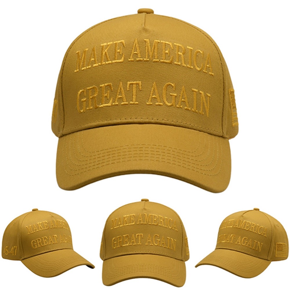 MAGA Hat Make America Great Again Black Hat Donald Trump 2024 Baseball Cap