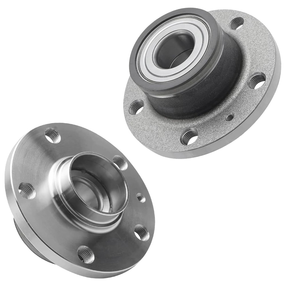 2 Rear Wheel Hub Bearing for VW Jetta Golf Passat CC Tiguan 512319 5-Lug ABS