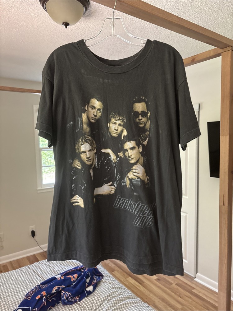 Vintage 1998 Backstreet Boys Tour T Shirt Music Band Size Large single Stitch