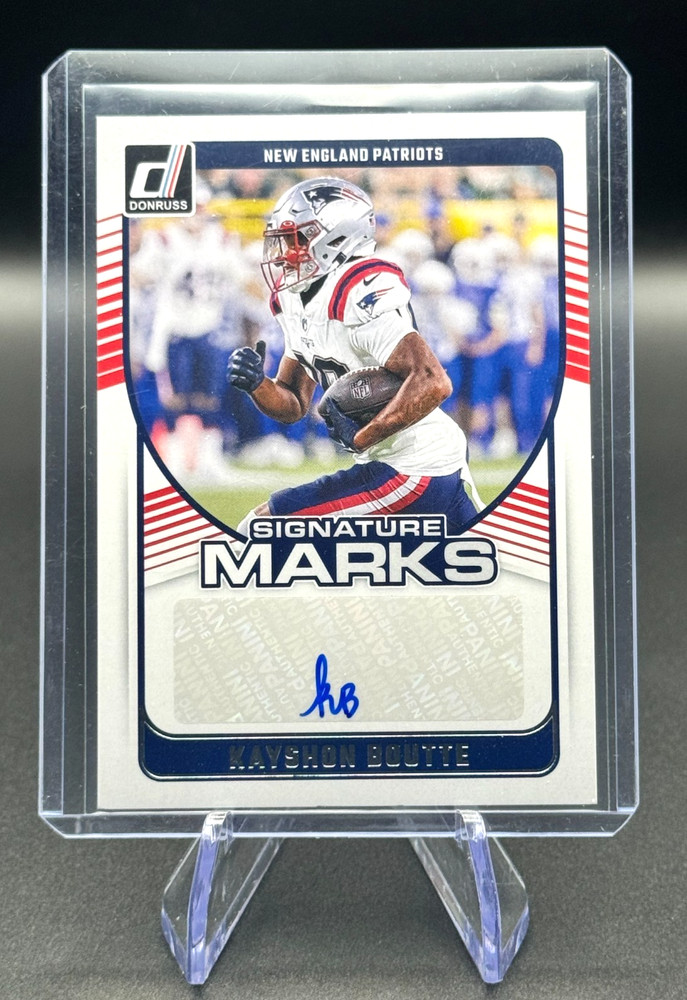 🔥2024 Panini Donruss - Signature Marks! Kayshon Boutte - Superbowl! #SMA-KBO🔥