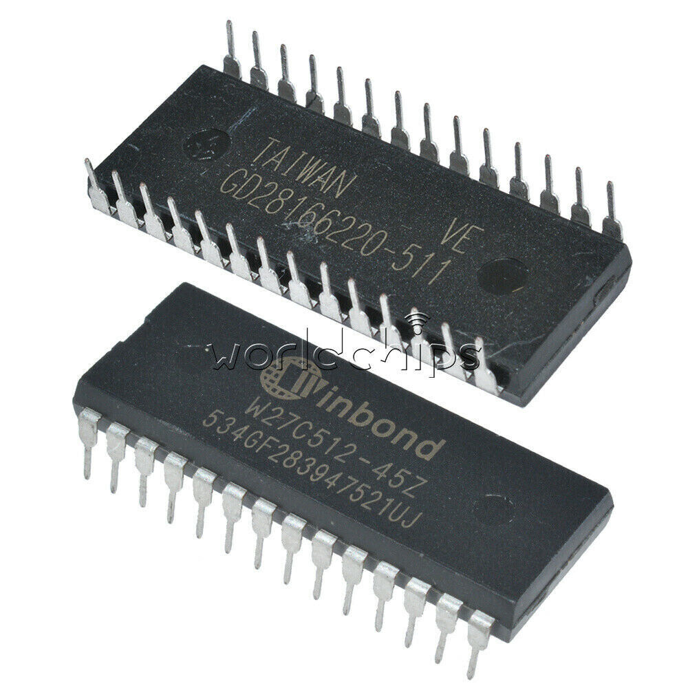 10PCS W27C512-45Z W27C512 IC DIP EEPROM 512KBIT 45NS Winbond EEPROMs Module