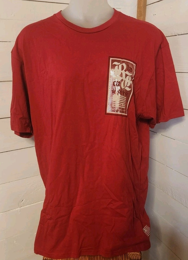 Men’s Rock Revival T Shirt Size XXL 2X Grunge Skate Graphic Crew Neck USA