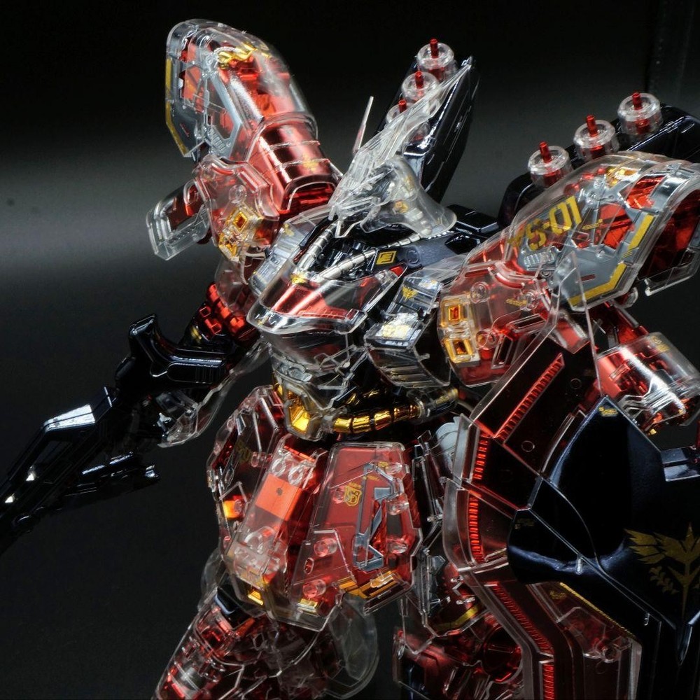 Finished Product Plated MG Sotheby Ver.ka Mechanical Clear Gundam #34f976