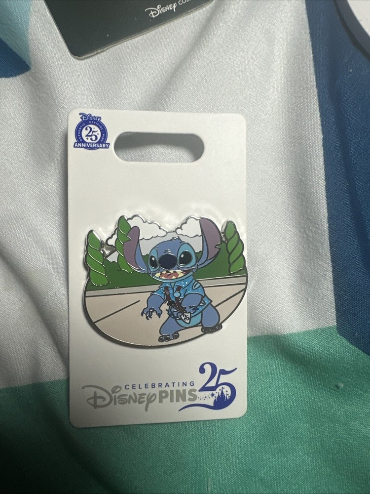 2025 Disney Parks 25th Anniversary Stitch OE Pin for Trading