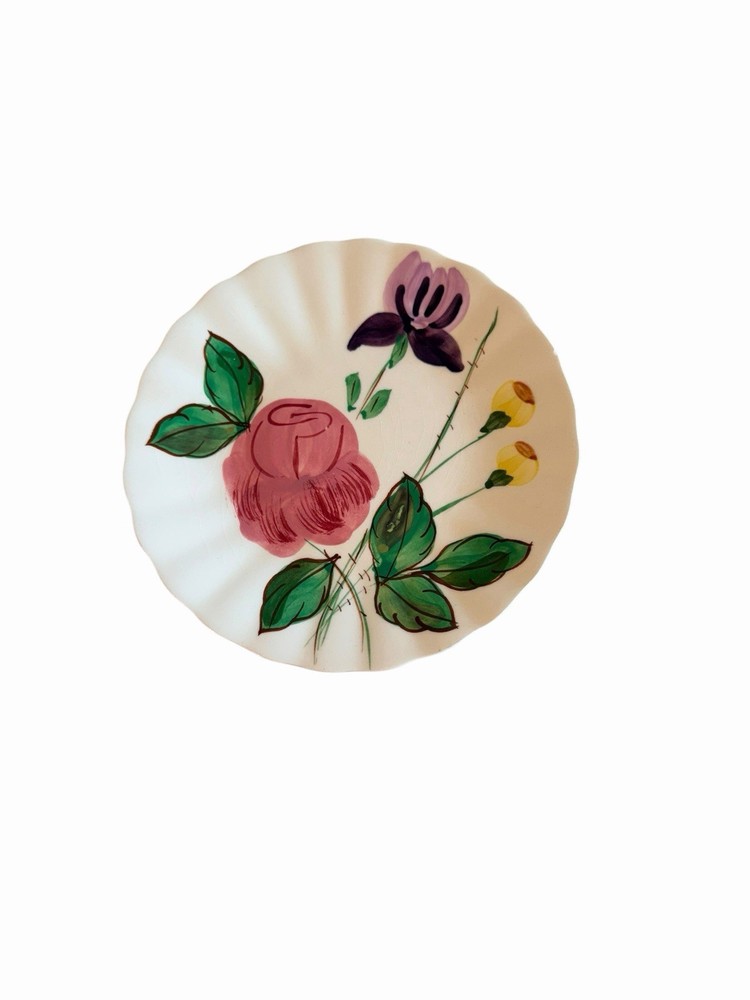 Blue Ridge Southern Potteries June Bouquet Saucer 6.25” Floral Vintage