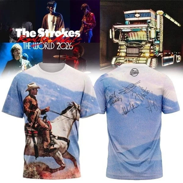 The Strokes Reality Awaits Tour 2026 Signature T-Shirt U089