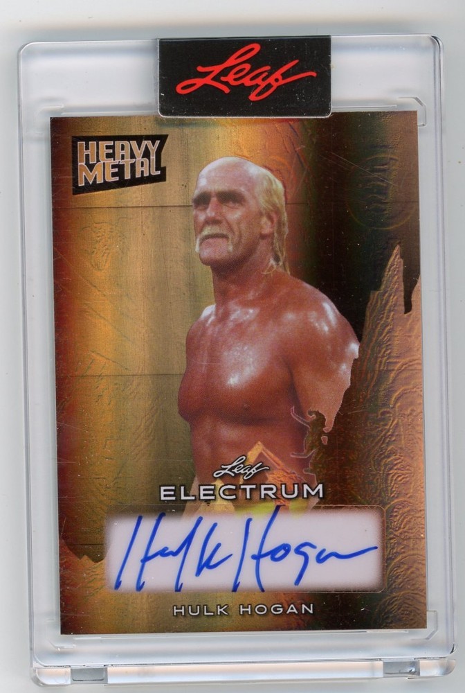 2024 Leaf Electrum Sports HULK HOGAN Heavy Metal AUTO Autograph 13/15 WWF Legend