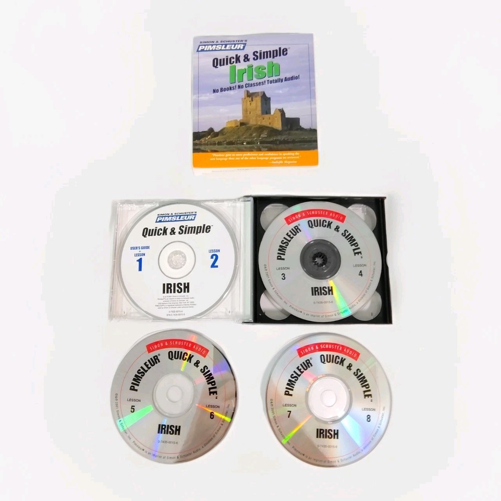 Pimsleur Irish Quick and Simple Course - Level 1 Lessons 1-8 CD : Learn to Speak