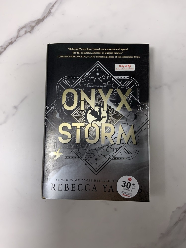 Onyx Storm Target Exclusive Hardcover Edition by Rebecca Yarros