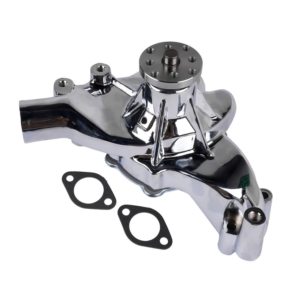 High Flow Chrome Long Water Pump Silver for Chevy BBC 396 402 427 454 V8 Engines