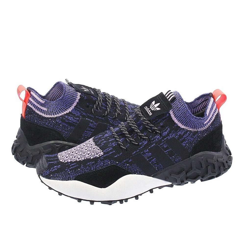 Adidas F2 TR PK Prime Knit Black Blue Trail Hiking Running Shoes 9 Mens