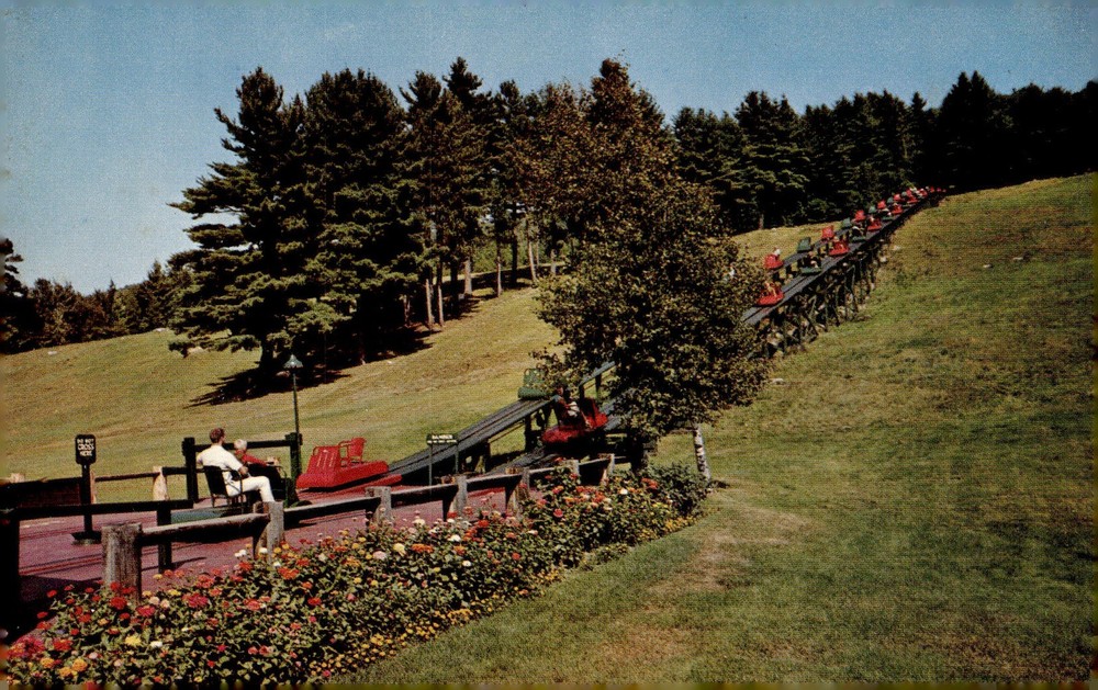 1960s Mt. Cranmore Skimobile North Conway NH Chrome Era Vintage Postcard