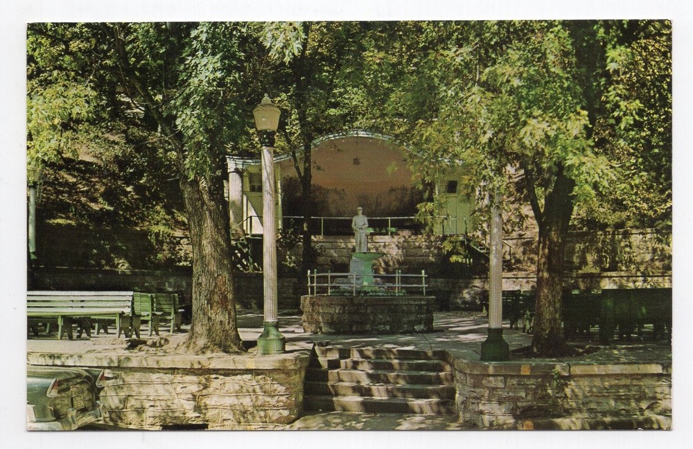 1960s? Chrome - Basin Spring Park - Eureka Springs, Arkansas