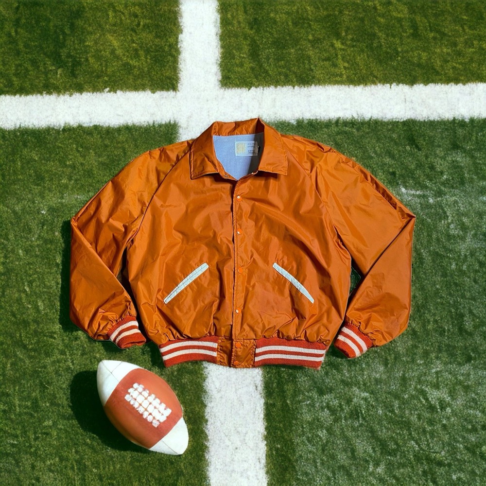 Vintage Howe Athletic Apparel Jacket UT Bomber Windbreaker No Logo Size 46