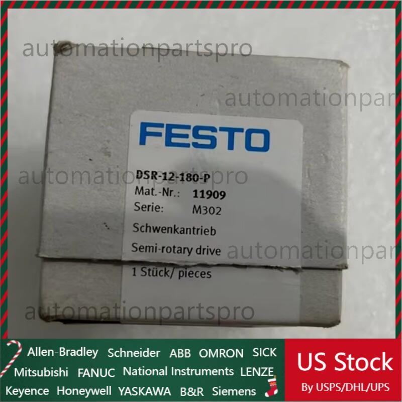 1PC New Festo DSR-12-180-P 11909 Semi-Rotary Drive In Box Brand Free Shipping