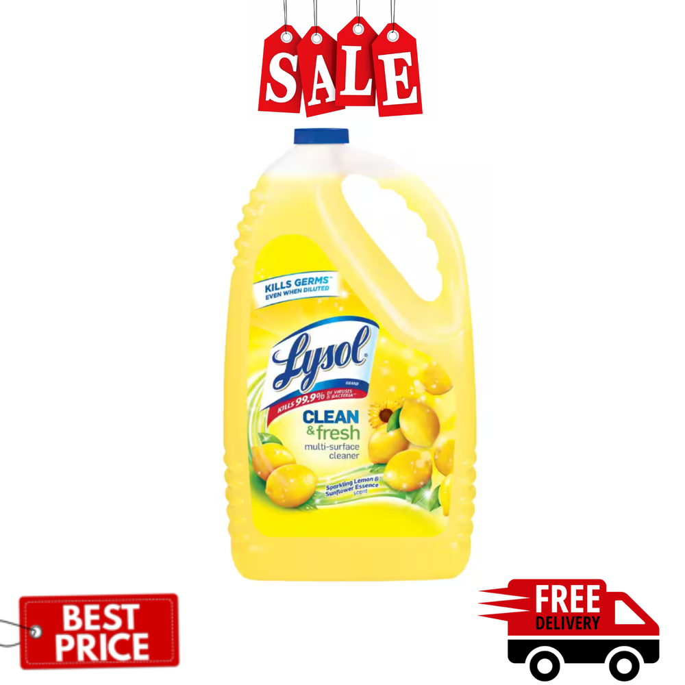 144 oz. Lemon Breeze Disinfecting All-Purpose Cleaner Cuts  Tough Grease & Grime