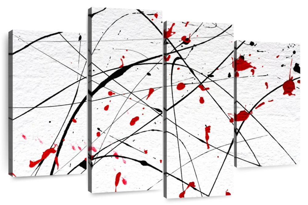 Modern Abstract Splash Wall Art