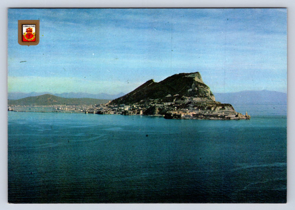 Vintage Postcard Gibraltar Rock