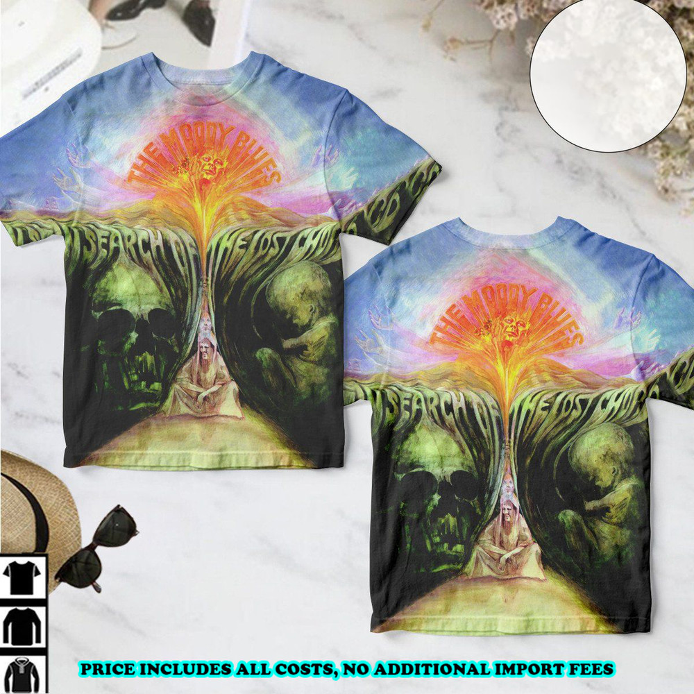 The Moody Blues In Search Of The Lost Chord 3D T-shirt S to 5XL BA350 FREE SHIPP