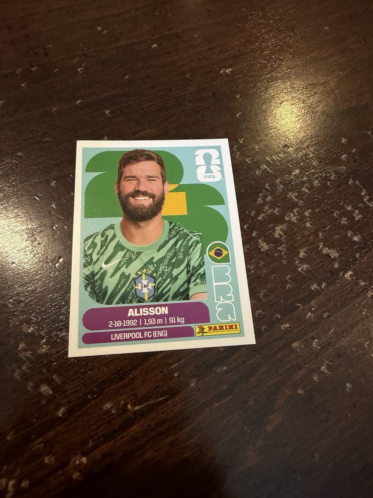 2026 Panini FIFA World Cup Sticker #BRA2 Alisson