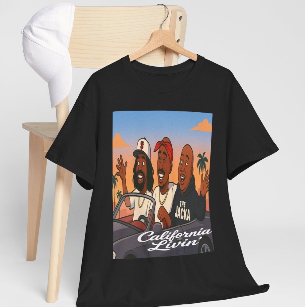 The Jacka Mob Figaz T-Shirt | 2Pac Mac Dre Bay Area Rap Cali RIP Tee